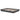 Bedframe massief hout grijs 135x190 cm