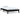 Bedframe massief grenenhout zwart 100x200 cm