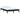 Bedframe massief grenenhout zwart 140x190 cm