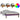 Bedframe LED massief hout honingbruin 100x200 cm