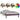 Bedframe LED massief hout honingbruin 90x190 cm