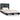 Bedframe massief grenenhout zwart 75x190 cm