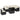 7-delige Loungeset met kussens poly rattan zwart