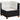 7-delige Loungeset met kussens poly rattan zwart