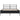 Bedframe LED bewerkt hout metaal zwart 140x190 cm
