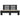 Bedframe LED bewerkt hout metaal zwart 140x190 cm