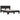Bedframe LED bewerkt hout metaal zwart 140x190 cm