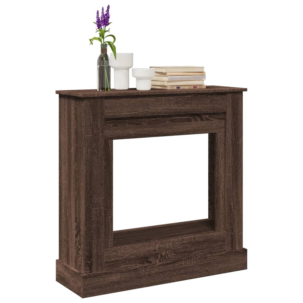 Haardombouw 90x30x90 cm bewerkt hout betongrijs | -nl