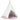 Teepee Tent Wit 120 x 120 x 150 cm Stof en Kunststof
