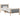 Bedframe Lichtgrijs 90 x 190 cm Massief grenenhout