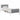 Bedframe Lichtgrijs 90 x 190 cm Massief grenenhout