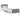 Bedframe Lichtgrijs 75 x 190 cm Massief grenenhout