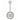 Buitenthermometer hangend 7,2x16 cm