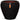 Bloempot Nature Rib taps 42x38 cm zwart KBLR362