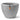 Bloempot Arc Granite taps laag 34x25 cm ivoorkleurig