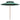 Dubbeldekker parasol 270x270 cm houten paal groen