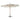 Zweefparasol met houten paal 350 cm wit