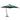 Zweefparasol met houten paal 300x300 cm groen