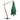 Zweefparasol met houten paal 300x300 cm groen