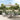 Zweefparasol met LED-verlichting en metalen paal 300 cm zand