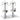 Dubbele sapdispenser roestvrij staal 2x8 L