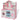 Speelgoedkeuken roze en wit 82x30x100 cm hout