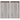 Draadgordijnen 140x250 cm bruin 2 st