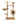 Kattenkrabpaal met sisal krabpalen 125 cm pootafdrukken beige
