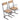 Eetkamerstoelen 2 st massief teakhout