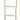 Handdoekenladder met 5 sporten 45x150 cm teakhout
