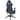 Bureau-/gamestoel verstelbaar met voetensteun blauw