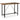 Bartafel 150x70x107 cm massief gerecycled hout