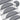 Trapmatten Zelfklevend 15 stuks 56x17x3 cm Lichtgrijs Halfrond