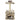 Kattenkrabpaal met sisal krabpaal 55 cm pootafdrukken beige