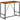 Bartafel 120x60x106 cm massief gerecycled hout