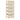 Opbergmeubel met 5 stoffen manden cederhout beige