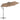 Zweefparasol met aluminium paal 300 cm taupe
