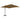 Zweefparasol met aluminium paal 300x300 cm taupe