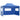 Vouwtent met 3 wanden 3x4,5 m blauw
