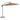 Zweefparasol met stalen paal 300 cm taupe