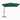 Parasol met stalen paal 250x250 cm groen