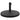 Parasolvoet rond 19 kg polyresin zwart