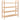 Schoenenrek 69x26x81 cm massief walnotenhout