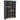 Kledingkast 3-laags 110x40x170 cm stof grijs