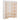 Kledingkast 135x40x170 cm stof wit