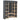 Kledingkast 135x40x170 cm stof grijs
