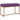 Bankje 80 cm fluweel paars