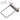 U-verbinding voor hekpaal 25 sets 60x40 mm