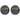 LED-buitenwandlampen 2 st 3 W rond zwart