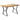 Eettafel 140x80x76 cm massief gerecycled hout